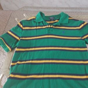 Boys Striped Polo